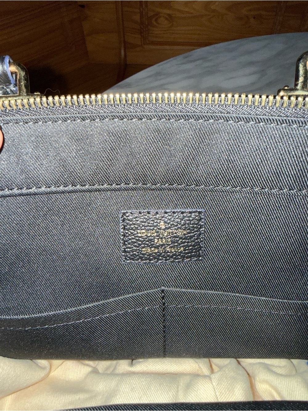 Louis Vuitton Three MM M54273 Monogram Empreinte Noir Tote Shoulder Bag Ladies - Picture 4 of 9
